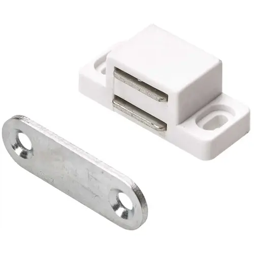 4.4 lbs. Magnetic Catch, White