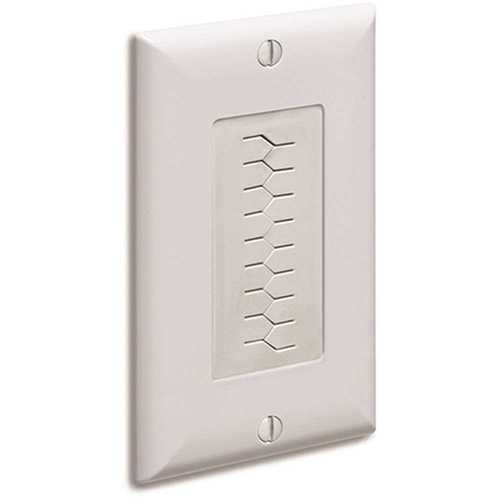 Arlington Industries CED130WP-1 Cable Entry Device Slotted Cover with Wall Plate