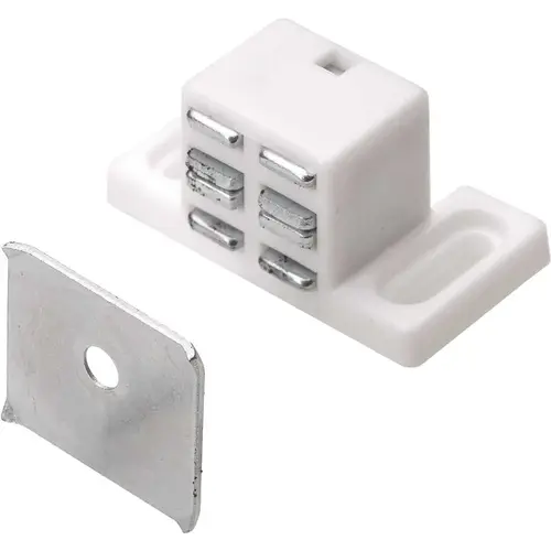 High Rise Magnetic Catch, White