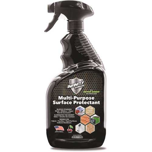 Infinity Shields PRO32-CH 32 oz. Cherry Multi-Purpose Surface Protectant Stain Blocker Odor-Smoke Eliminator Repellent