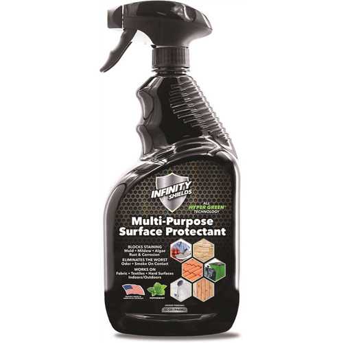32 oz. Peppermint Multi-Purpose Surface Protectant Stain Blocker Odor-Smoke Eliminator Repellent - pack of 12