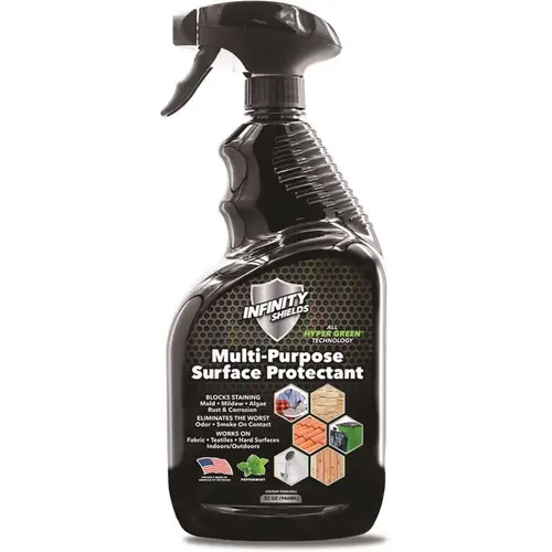 Infinity Shields PRO32-12-PPT 32 oz. Peppermint Multi-Purpose Surface Protectant Stain Blocker Odor-Smoke Eliminator Repellent - pack of 12