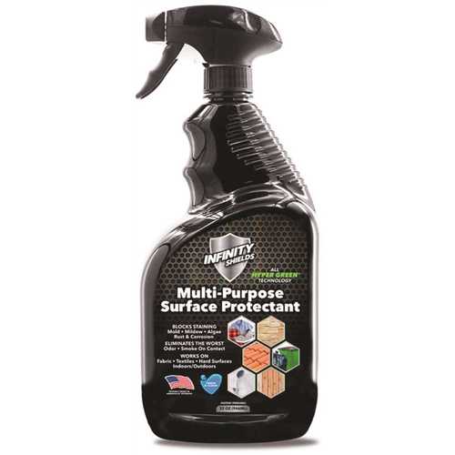 32 oz. Fresh and Clean Multi-Purpose Surface Protectant Stain Blocker Odor-Smoke Eliminator Repellent - pack of 45