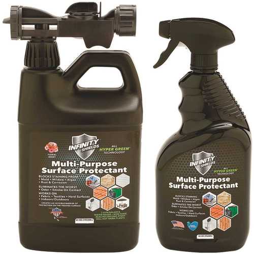 Infinity Shields PROPKFLFC 32 oz. Fresh and Clean/65 oz. Floral Multi-Purpose Sealant (Twin Pack) - Pair