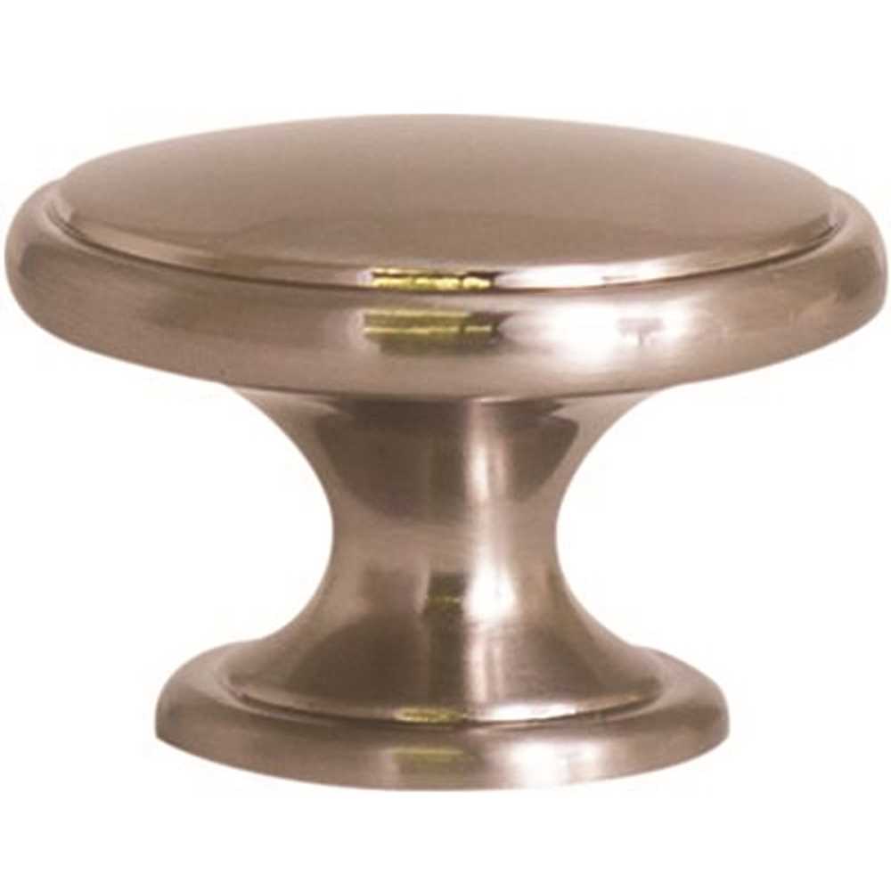 Anvil Mark 2492401 1-1/2 in. Satin Nickel Cabinet Knob - pack of 5