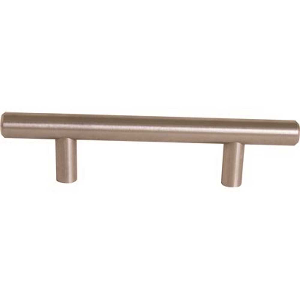 Anvil Mark 2492437 3.75 in. Satin Nickel Drawer Pull - pack of 5