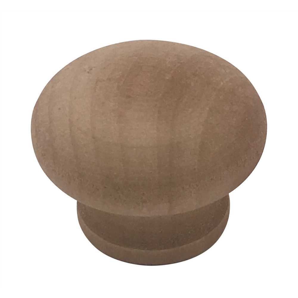 Anvil Mark 2492413 1-1/2 in. Wood Cabinet Knob - pack of 5