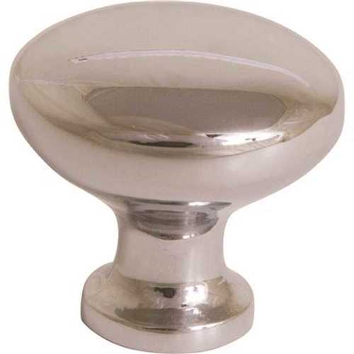 1-1/4 in. Polish Chrome Cabinet Knob - pack of 5