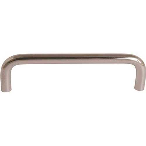 4 in. Polish Chrome Cabinet Drawer Pull - pack of 5