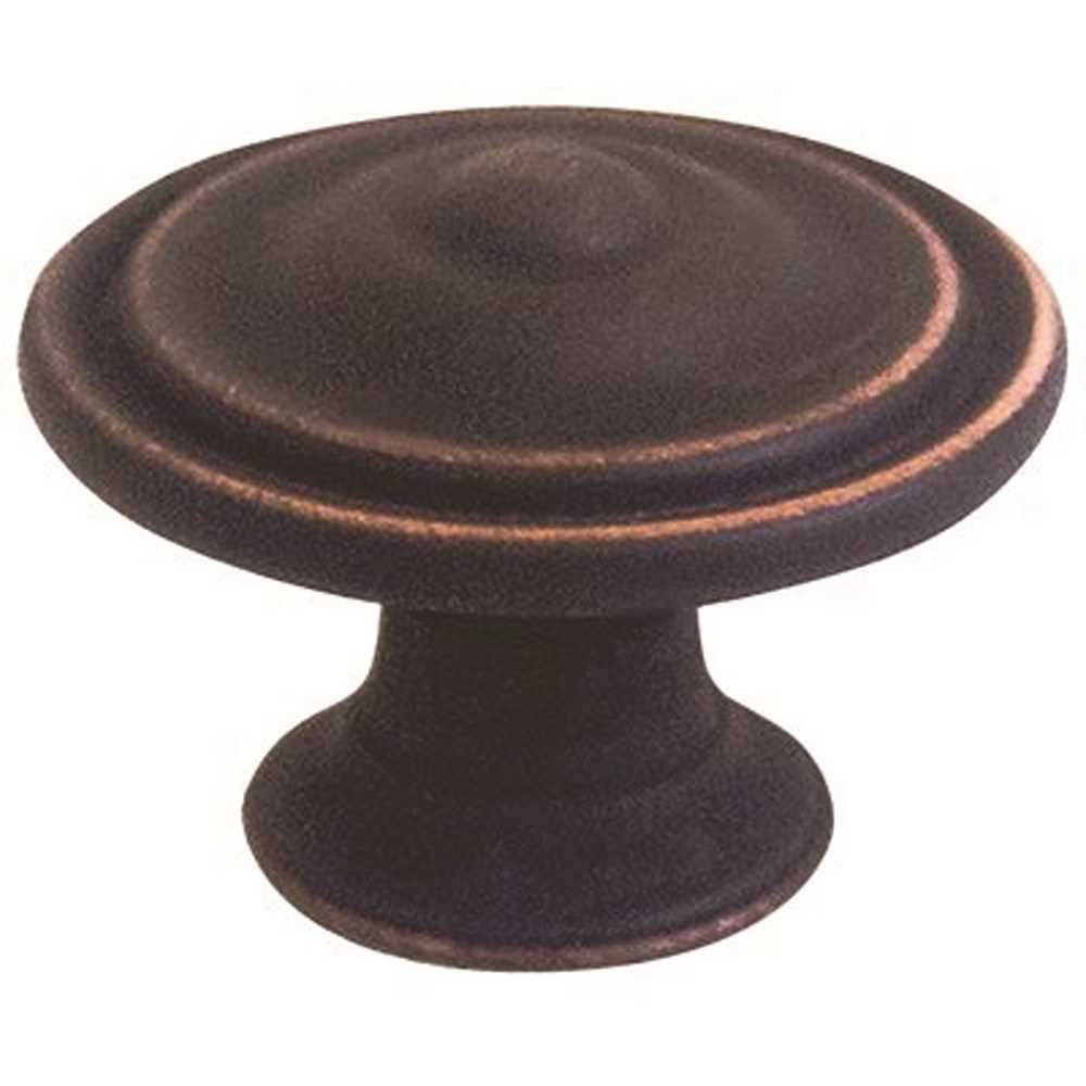 Anvil Mark 2492410 1-1/2 in. ORB Cabinet Knob - pack of 5