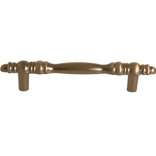 3 in. Antique Brass Cabinet Drawer Pull - pack of 5