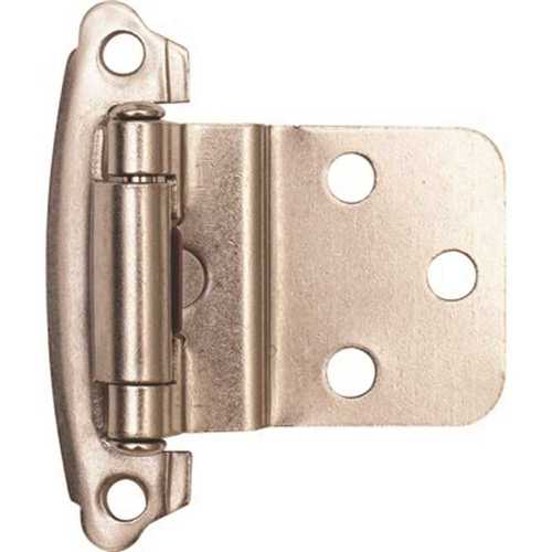 1-1/2 in. Satin Nickel Cabinet Hinge - pack of 10