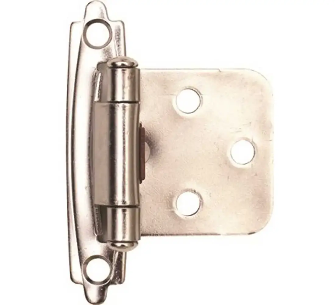 Anvil Mark 2494370 1-1/2 in. Satin Nickel Cabinet Hinge Anvil Mark 2494370 1-1/2 in. Satin Nickel Cabinet Hinge