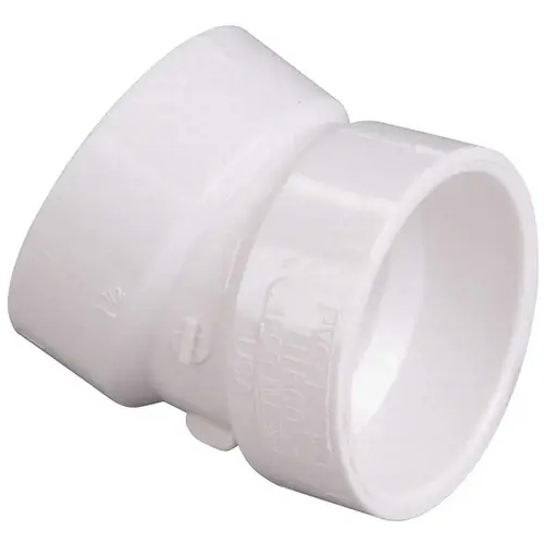 COPY 0 3 in. PVC 22-1/2-Degree Hub x Hub Elbow