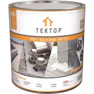 SIMIRON 40003623 TekTop 1 Gal. Gray 100% Silicone Roof Patch