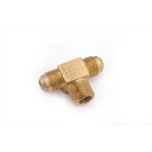 Anderson Metals 04045-0808 1/2 in. Flare x Flare x MIP Brass Tee - pack of 10