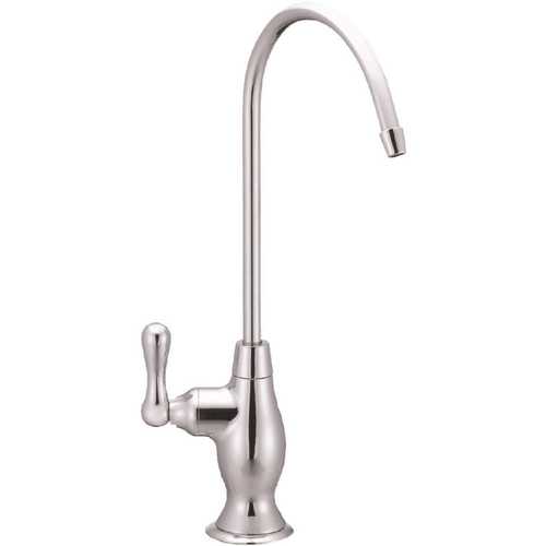 Single-Handle Beverage Faucet with Reverse Osmosis Designer Faucet Lead Free in Chrome
