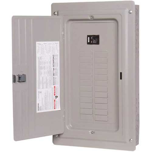 SN Series 125 Amp 24-Space 24-Circuit Main Breaker Plug-On Neutral Load Center Indoor