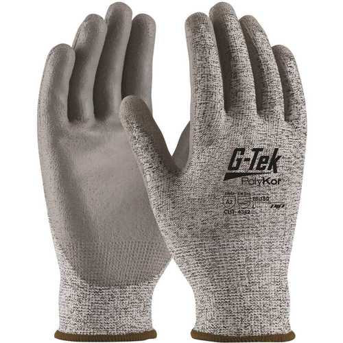 Large Blended Shell with Polyurethane Coated Cut Resistant Glove - A2 - pack of 12