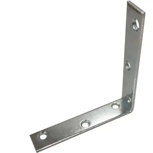 5 in. Corner Brace with Screws Zinc Plated - pack of 2