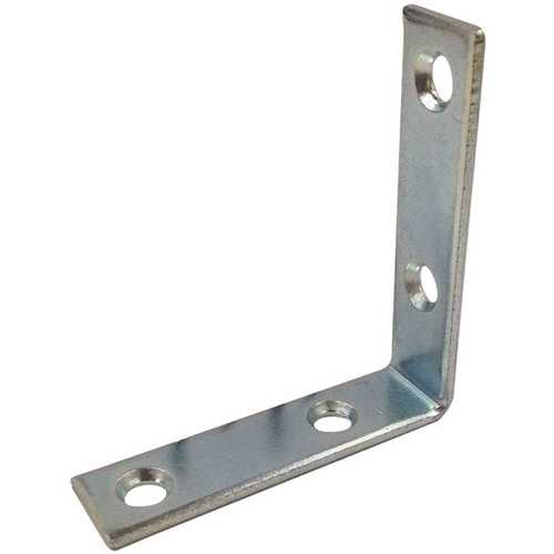 4EA Corner Brace 2-1/2 in. with Screws Zinc Plated - pack of 4