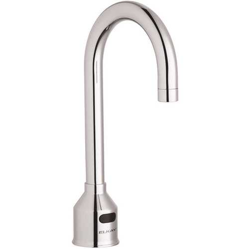 Battery Powered Electronic Sensor Single Hole Touchless Bathroom Faucet in Chrome