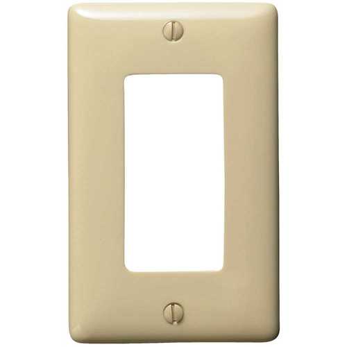 1-Gang Decorator Wall Plate - Ivory