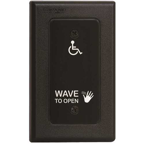 SureWave Polycarbonate Infrared Wave to Open Handicap Logo Touchplate