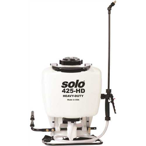 SOLO INC 425-HD 4 Gal. Heavy-Duty Backpack Sprayer Piston Pump