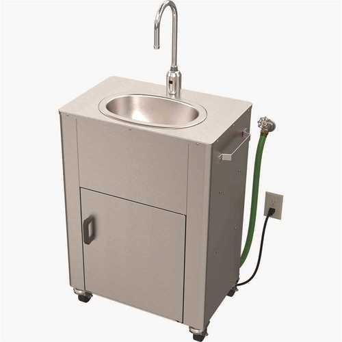 Acorn PS1040-F40 Deluxe Portable Hand-Wash Station, Wtr Heater, Hose In, Tank Out, S/T Gooseneck