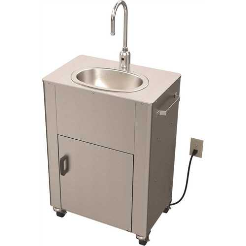 ACORN Engineering PS1030-F31 Deluxe Portable Hand-Wash Station, Elec Pump, Hose In, Tank Out, Sensor Gooseneck