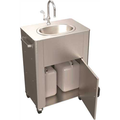 ACORN Engineering PS1030-F40 Deluxe Portable Hand-Wash Station, Elec Pump, Tank In, Tank Out, S/T Gooseneck