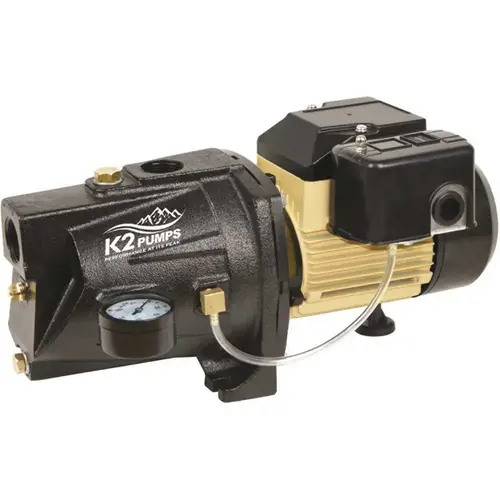 K2 WPS07502K 3/4 HP Cast Iron Shallow Well Jet Pump