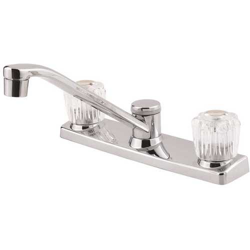 Pfister G1351100 Pfirst Series 2-Handle Kitchen Faucet in Polished Chrome