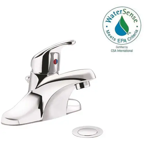 Cornerstone 4 in. Centerset Single-Handle Bathroom Faucet in Chrome