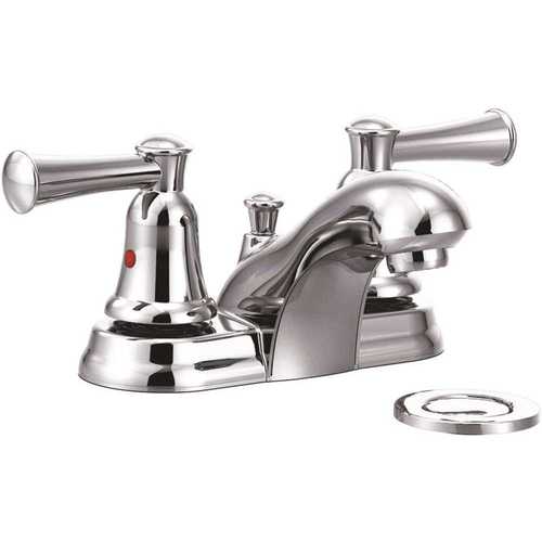 Cleveland Faucet Group CA41211 Capstone 4 in. Centerset 2-Handle Bathroom Faucet in Chrome