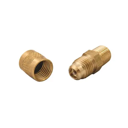 1/8 in. MNPT x 1/4 in. Flare Presto Style Schrader Valve