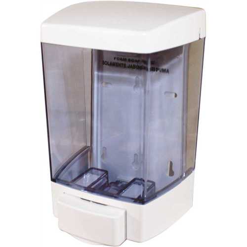 IMPACT 9344-90 1360 ml. White Foam-Eeze ClearVu Foam Soap Dispenser