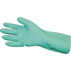 IMPACT 8217M-90 ProGuard Medium Green Nitrile Flock-Lined Gloves