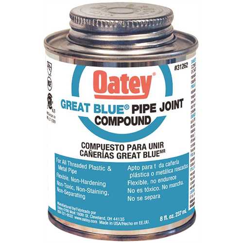 Oatey 31262 Great Blue 8 oz. Pipe Joint Compound