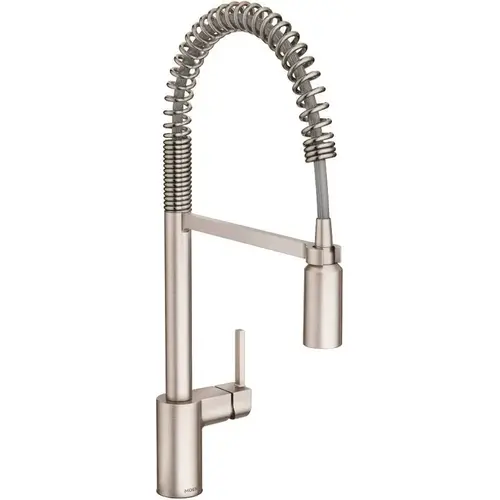 Align Single-Handle Pull-Down Sprayer Kitchen Faucet with Power Clean and Spring Spout in Spot Resist Stainless