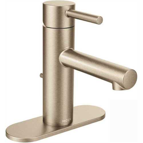 Align Single Hole Single-Handle Bathroom Faucet in Brushed Nickel