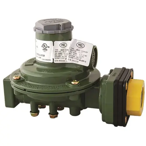 MEC FULL SIZE DIELECTRIC REGULATOR, 1/2 IN. X 1/2 IN., 710,000 BTU