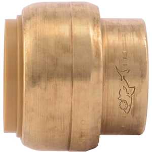 SharkBite U518LF 3/4 in. Brass Push-to-Connect End Stop
