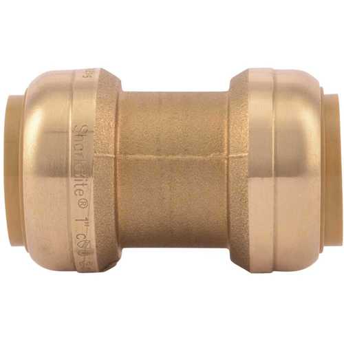 1 in. Brass Push-to-Connect Coupling