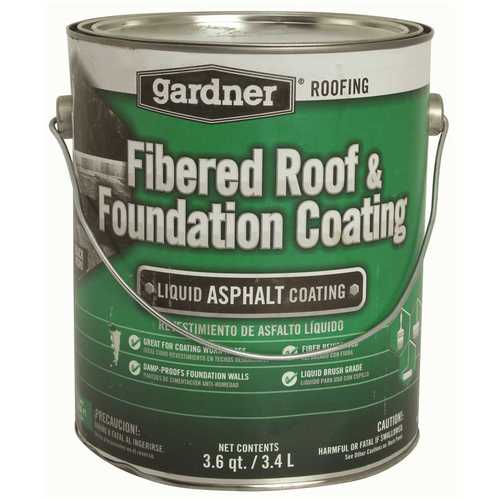 3.6 qt. Fiber Coat Liquid Asphalt Roof Coating