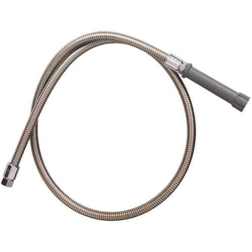 T & S BRASS & BRONZE WORKS B-0068-H 68 in. Stainless Steel Hose for T & S Brass PRU
