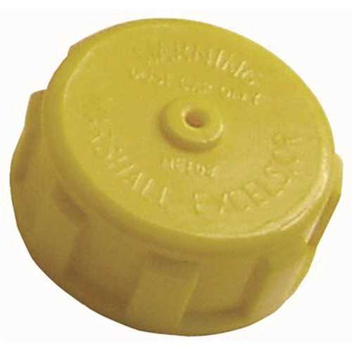1-1/4 in. Acme Yellow Plastic Cap