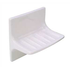 Proplus 180301 Ceramic Soap Dish, Grout-In