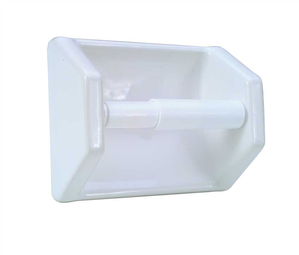 Proplus 43901 Ceramic Toilet Tissue Holder- Slip-On Clip